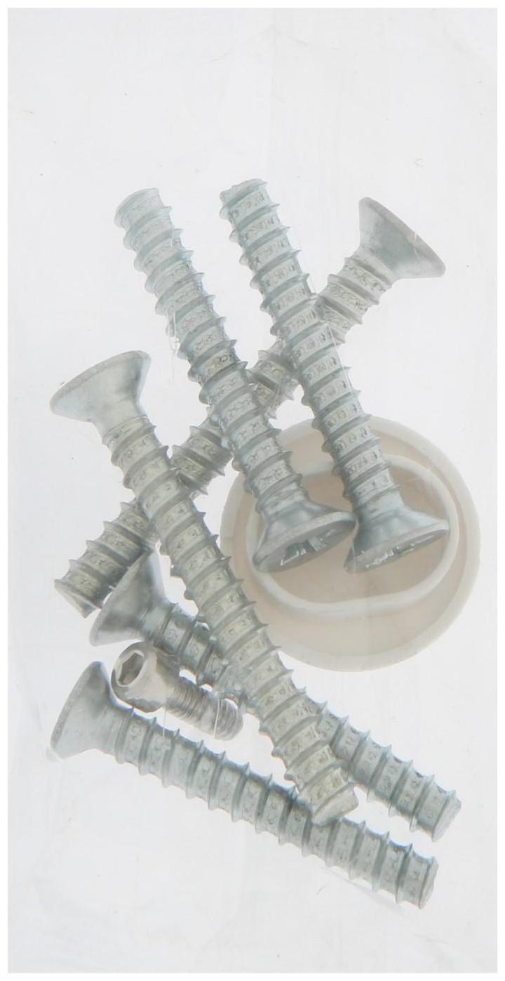 Петля для пластиковой двери, до 120 кг, белая