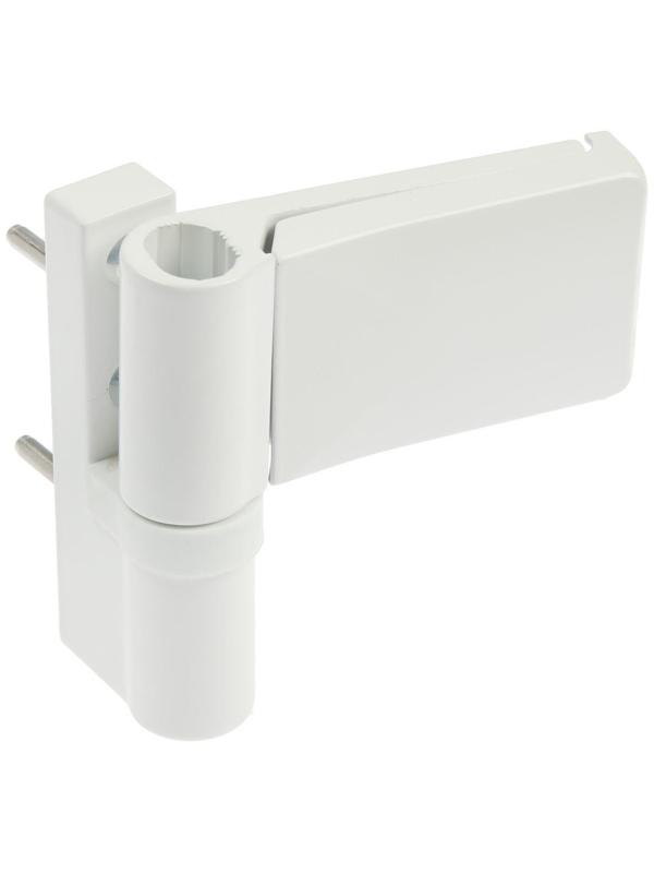 Петля для пластиковой двери, до 120 кг, белая