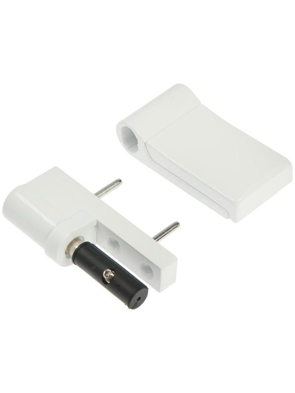 Петля для пластиковой двери, до 120 кг, белая