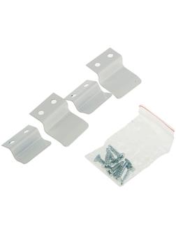 Крепление для москитной сетки, металлическое, белое