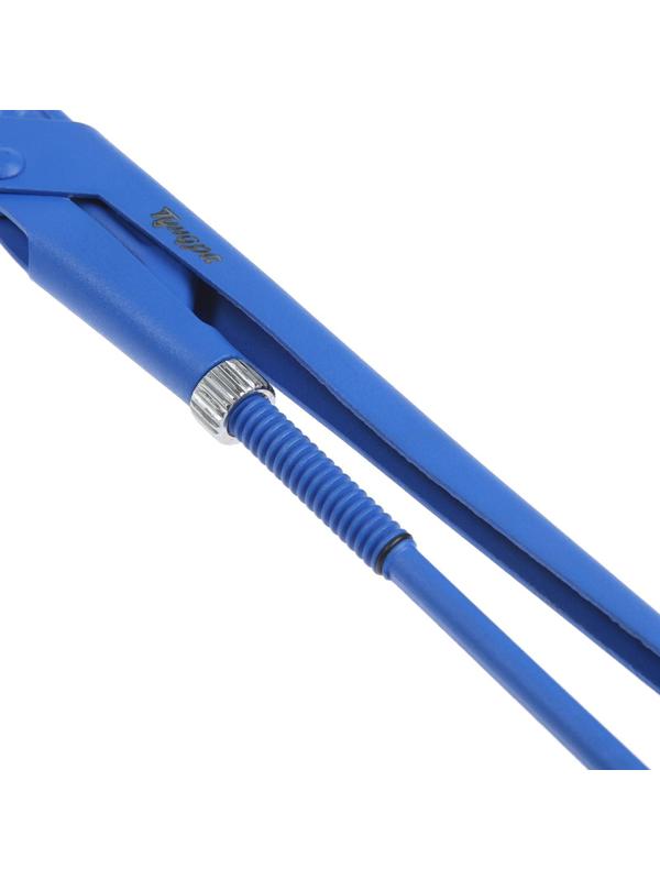 Ключ трубный рычажный ТУНДРА, плоский зажим 90°, раскрытие до 35 мм, №1, 1