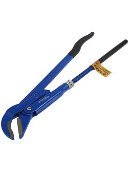 Ключ трубный рычажный ТУНДРА, полукруглый зажим 45°, раскрытие до 65 мм, №3, 2