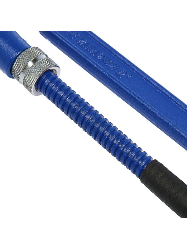 Ключ трубный рычажный ТУНДРА, полукруглый зажим 45°, раскрытие до 65 мм, №3, 2