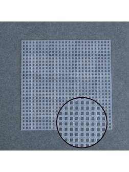 Канва для вышивания, 10,7 × 10,7 см, цвет белый