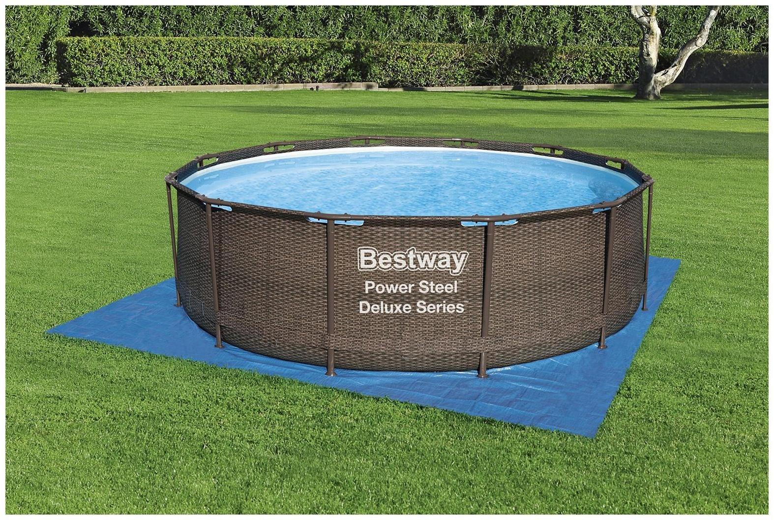 Подстилка для круглых бассейнов, 396 х 396 см, 58002 Bestway