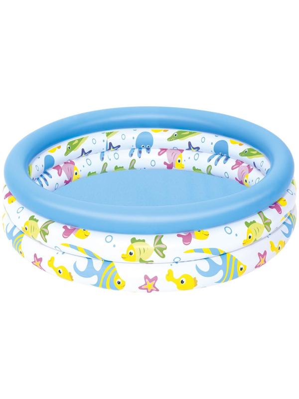 Бассейн надувной «Океан», 102 х 25 см, от 2 лет, 51008 Bestway