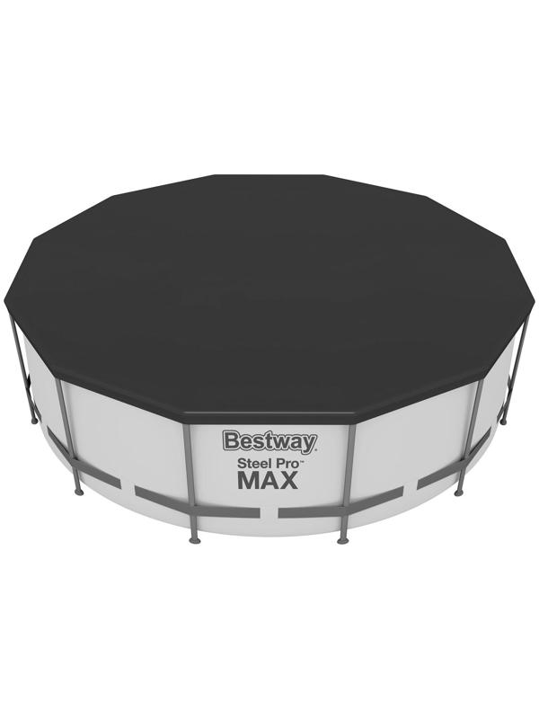 Бассейн каркасный Steel Pro MAX, 457 х 122 см, фильтр-насос, лестница, тент, 56438 Bestway