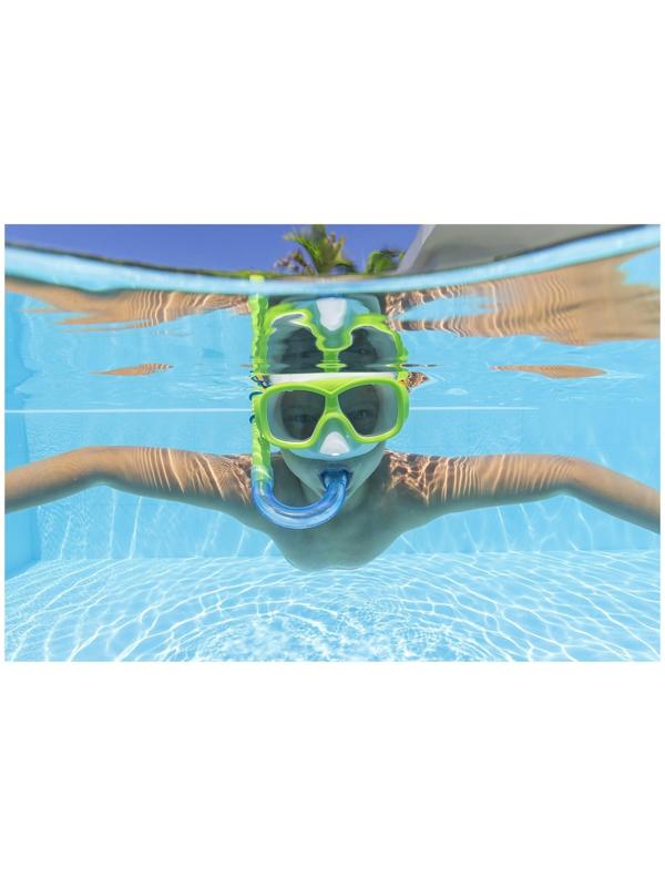 Набор для плавания SureSwim, маска, ласты, трубка, 7-14 лет, цвета МИКС, 25019 Bestway