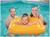 Плотик для плавания Swim Safe, ступень «A», c сиденьем и спинкой, 76 х 76 см, 32050 Bestway