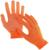 Перчатки, х/б с нейлоновой нитью, с ПВХ точками, размер 8, оранжевые, «Точка», Greengo