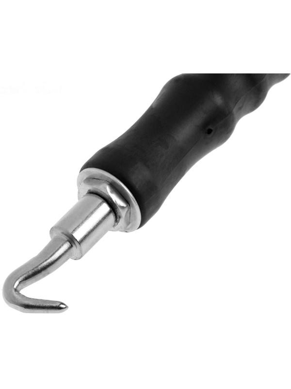 Крюк для вязки арматуры ТУНДРА, автоматический, обрезиненная рукоятка, 310 мм