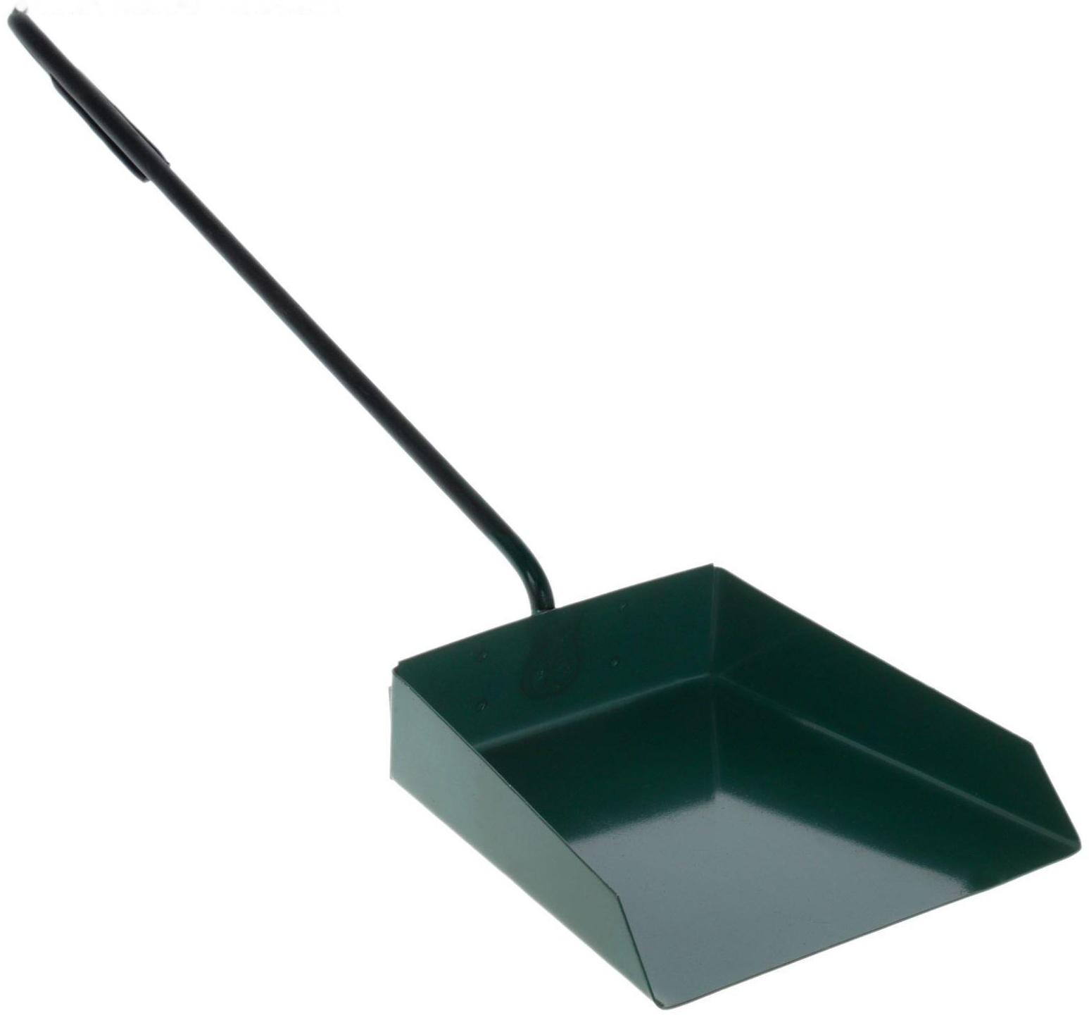 Совок для золы Доляна «Большой», 20×20 см, длина 60 см, цвет МИКС