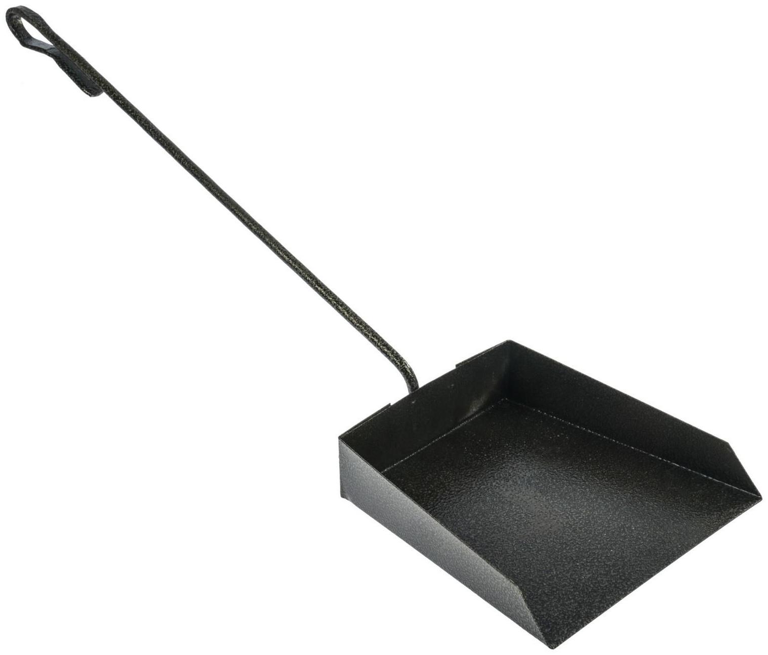 Совок для золы Доляна «Большой», 20×20 см, длина 60 см, цвет МИКС