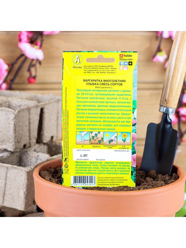 Семена цветов Маргаритка 