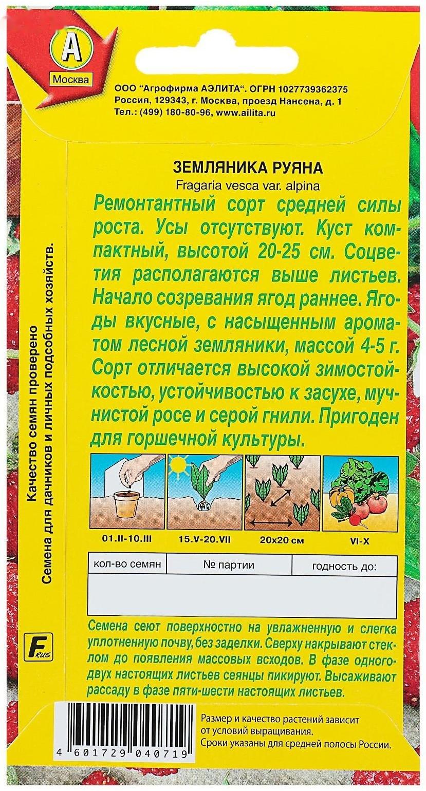 Семена Земляника 