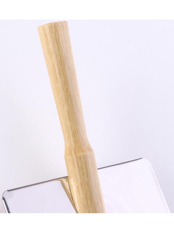 Пуходерка Wood средняя без капель, деревянная ручка, 9 х 12 см