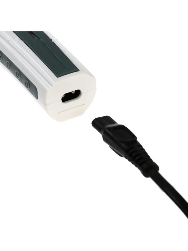 Машинка для стрижки Luazon LTRI-11, 3 Вт, 3 мм, АКБ, серая