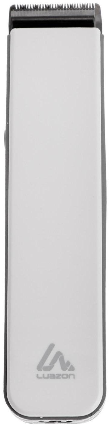 Машинка для стрижки Luazon LTRI-21, 3 Вт, 3/6/9 мм, LED-индикатор, АКБ, белая