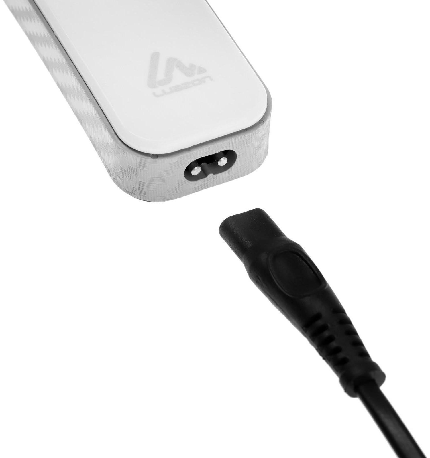 Машинка для стрижки Luazon LTRI-21, 3 Вт, 3/6/9 мм, LED-индикатор, АКБ, белая