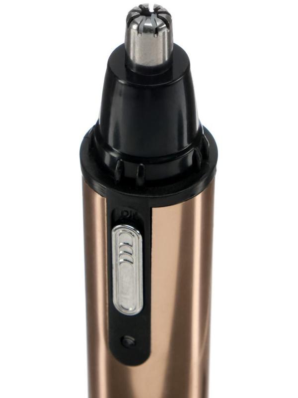 Триммер для волос Luazon LTRI-02, для носа/ушей, АКБ, золотистый