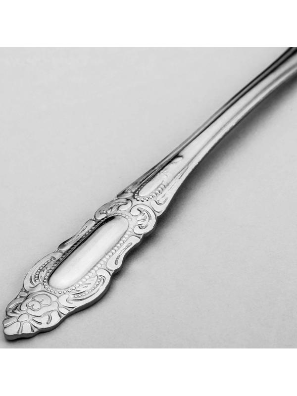 Вилка для мяса из нержавеющей стали «Королевство», h=23 см, цвет серебряный