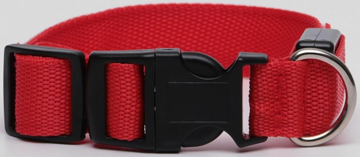Ошейник с подсветкой, S, 38-40 см, 3 режима свечения, красный