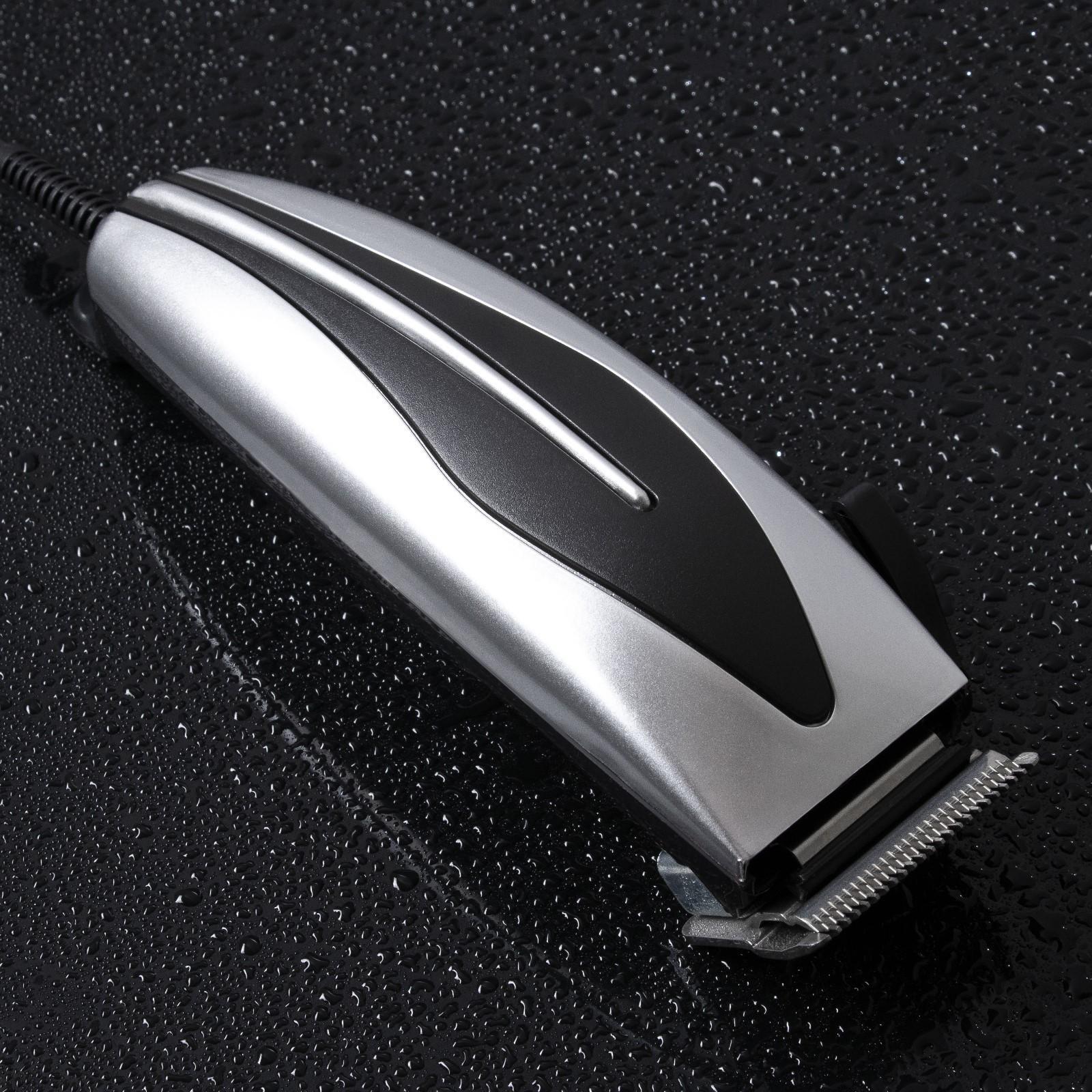 Машинка для стрижки Luazon LTRI-12, 15 Вт, 3/6/10/12 мм, 220 В, серебристая