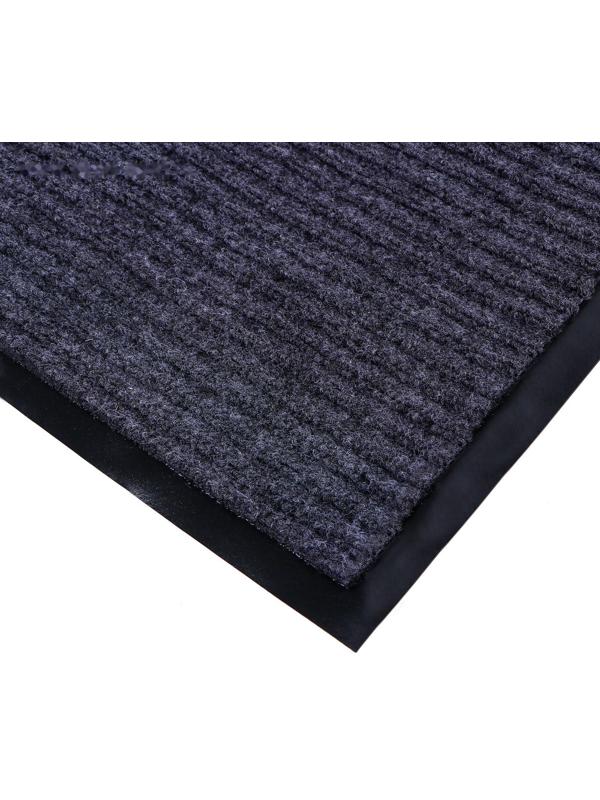 Коврик придверный влаговпитывающий, ребристый, «Стандарт», 80×120 см, цвет серый