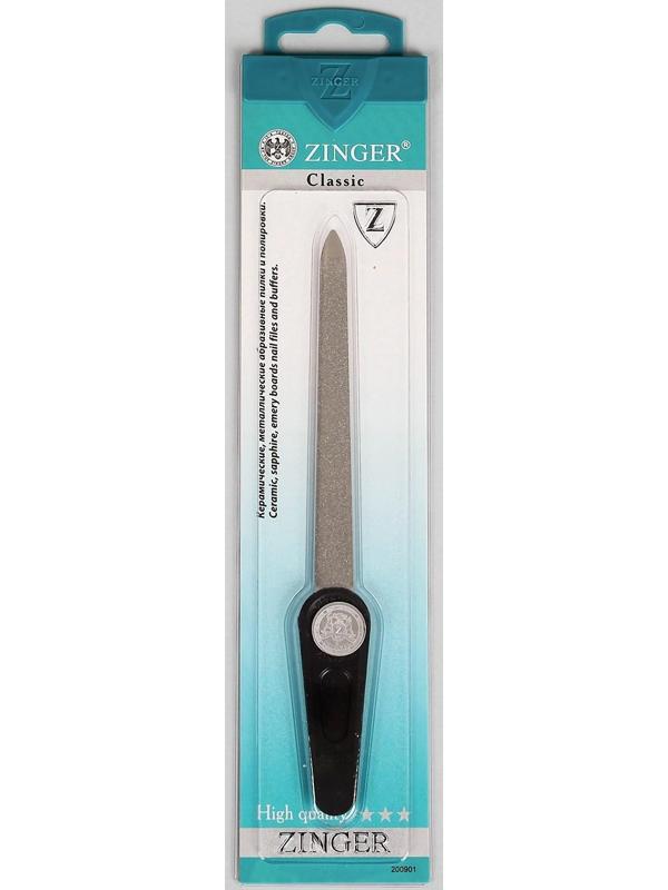 Пилка металлическая для ногтей, 16,5 см, на блистере, цвет чёрный, F-7-3