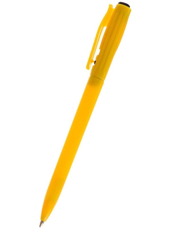 Ручка шариковая Calligrata, автоматическая, стержень синий, рифлёный грип, МИКС