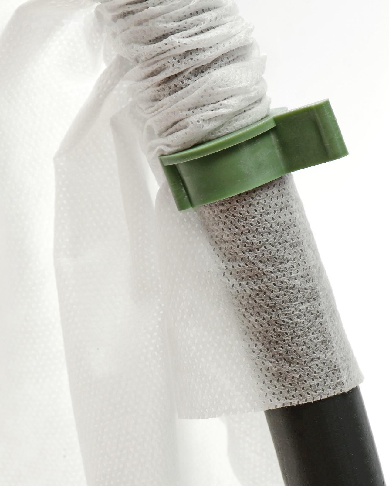 Парник прошитый, длина 4 м, 5 дуг из пластика, дуга L = 2 м, d = 20 мм, спанбонд 35 г/м², Reifenhäuser, «Ленивый»