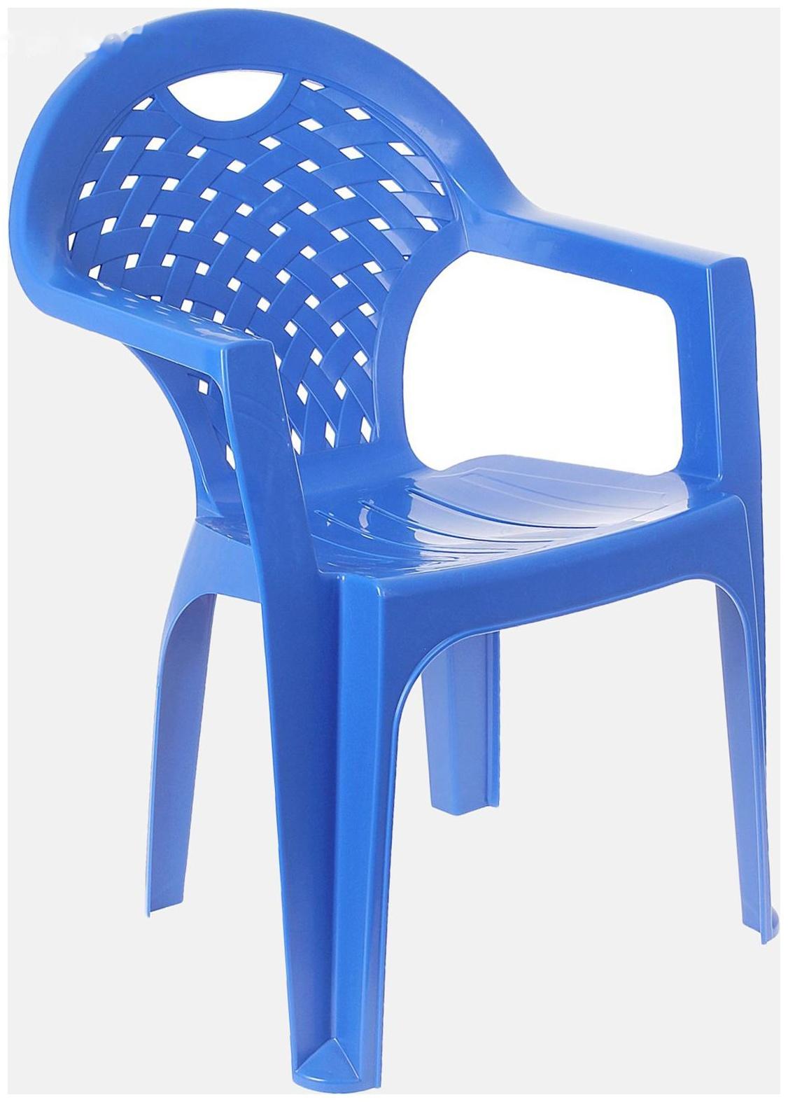 Кресло, 58,5 х 54 х 80 см, цвет синий