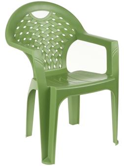 Кресло, 58,5 х 54 х 80 см, цвета микс (зелёный)