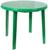 Стол круглый, размер 90 х 90 х 75 см, цвет зелёный