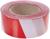 Лента оградительная, эконом, красно-белая, ширина 5 см, 200 м