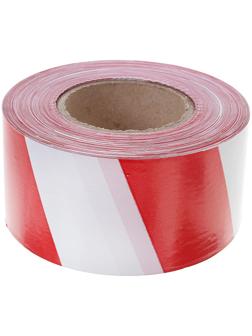Лента оградительная, красно-белая, ширина 7,5 см, 250 м