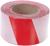 Лента оградительная, красно-белая,ширина 7,5 см, 250 м