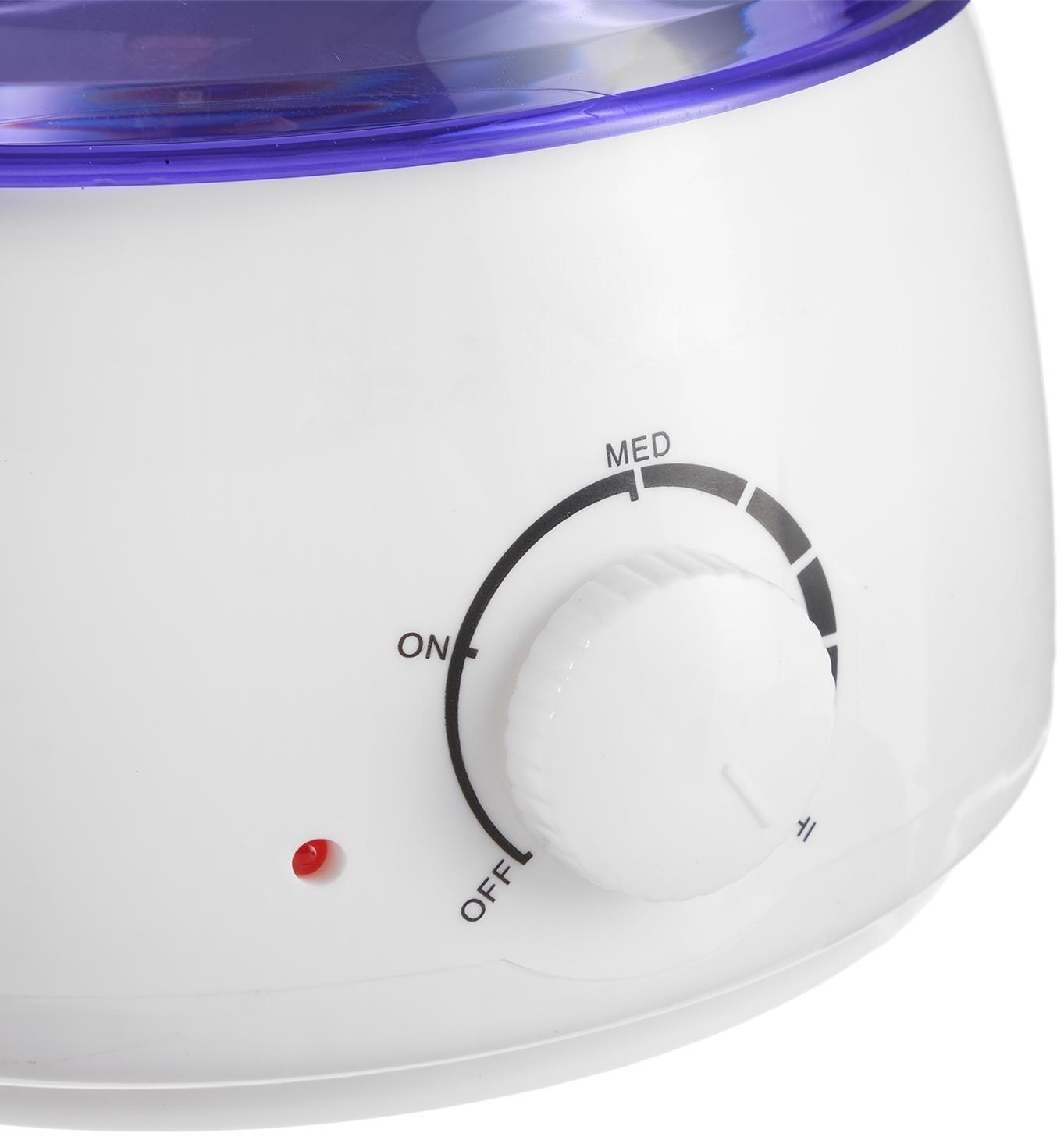 Воскоплав Luazon LVPL-07, баночный, 100 Вт, 400 г, регулировка температуры, 220 В, сиреневый