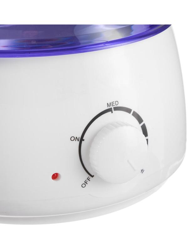 Воскоплав Luazon LVPL-07, баночный, 100 Вт, 400 г, регулировка температуры, 220 В, сиреневый