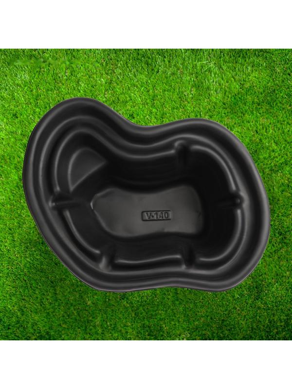 Пруд садовый пластиковый, 140 л, чёрный