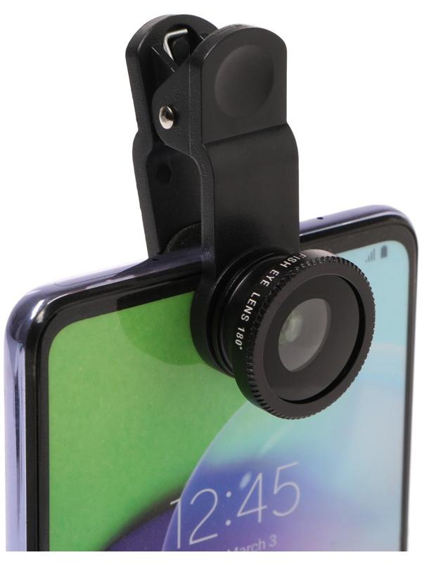 Набор линз LuazON для телефона: широкоугольная, макро и рыбий глаз 180 градусов