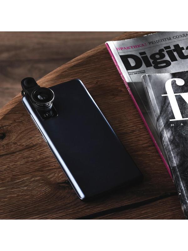 Набор линз LuazON для телефона: широкоугольная, макро и рыбий глаз 180 градусов