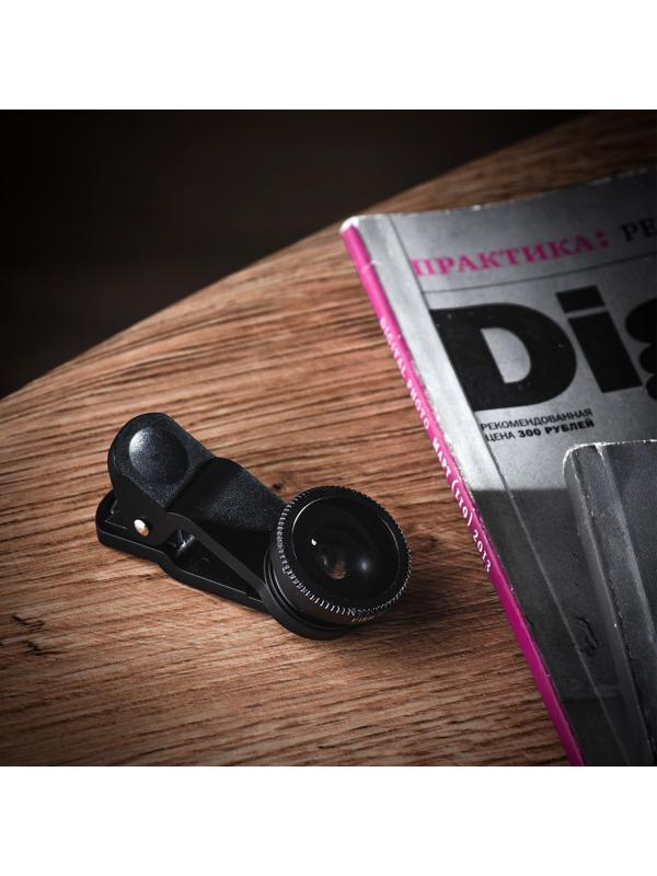 Набор линз LuazON для телефона: широкоугольная, макро и рыбий глаз 180 градусов