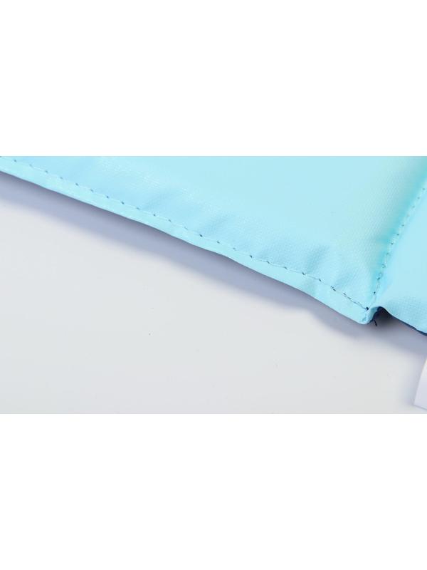 Матрасик для пеленального столика/комода двусторонний со складными бортиками 82х72 см., цвет синий/голубой