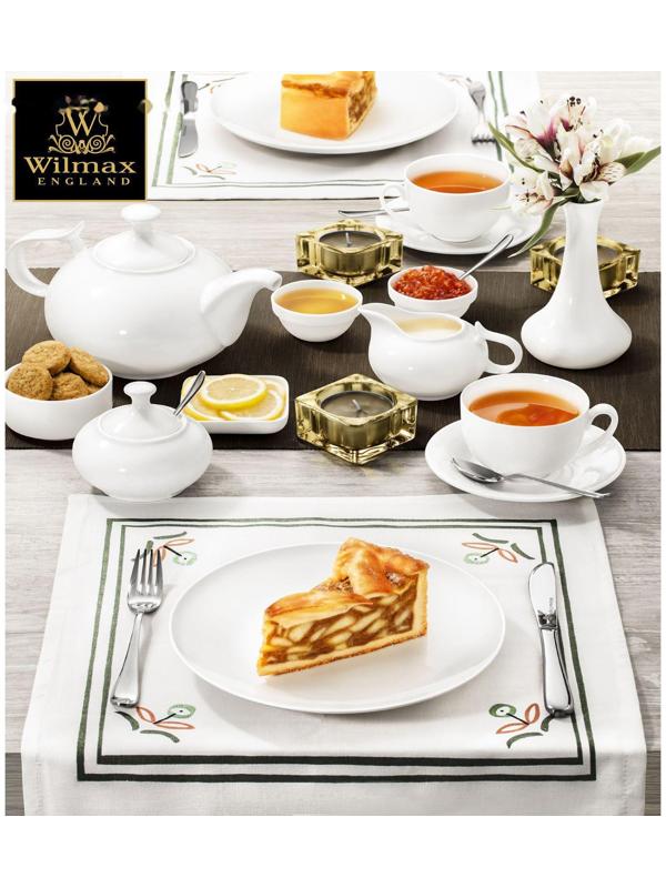 Чайник фарфоровый заварочный, 800 мл, цвет белый