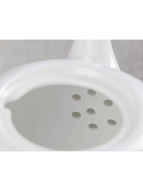 Чайник фарфоровый заварочный Olivia «Классика», 800 мл, цвет белый