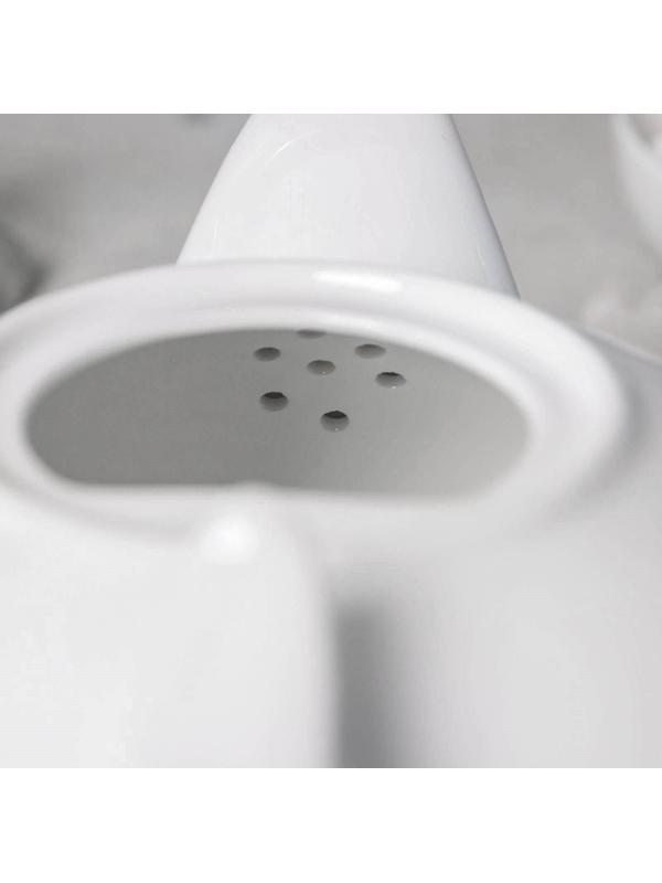 Чайник фарфоровый заварочный «Изящество», 1,15 л, цвет белый