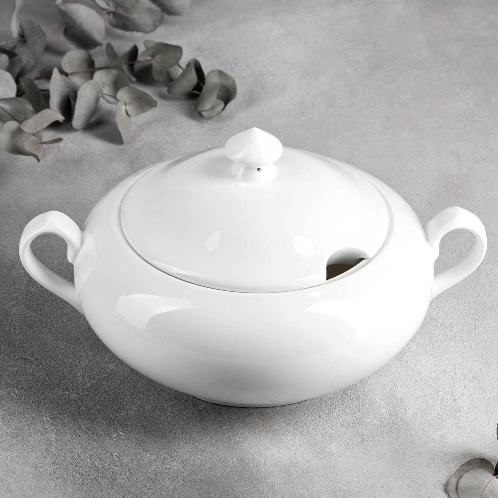 Супница фарфоровая, 2,8 л