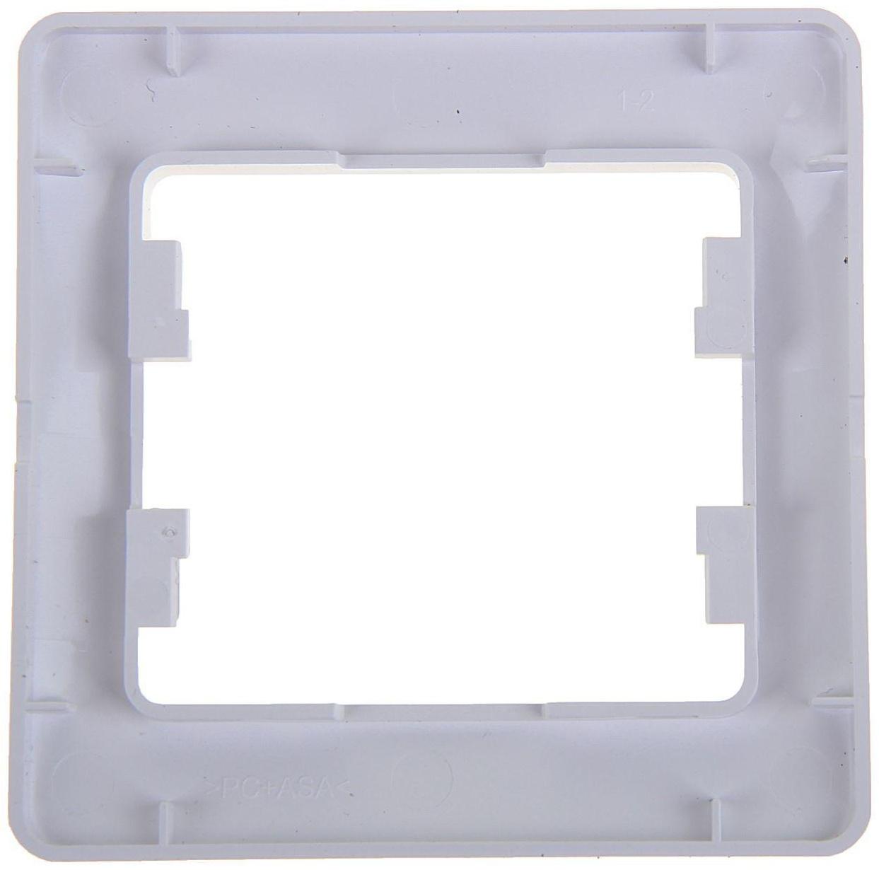 Рамка SE Glossa, 1 пост, белая, GSL000101