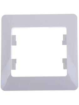 Рамка SE Glossa, 1 пост, белая, GSL000101